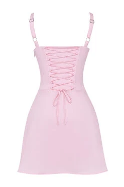 Baby Pink Corset Mini Dress -Traumhafte Kleider sb9068b 03