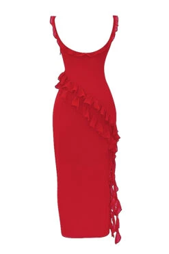 Cherry Ruffle Maxi Dress 37 Cherry Ruffle Maxi Dress -Traumhafte Kleider sb9117 03g