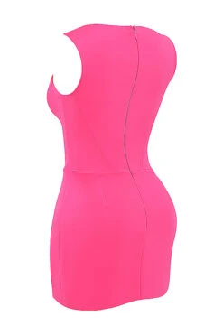 Fuchsia Corset Mini Dress -Traumhafte Kleider sb9201c 02