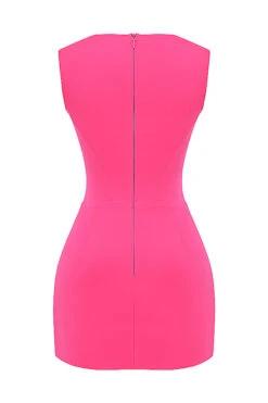 Fuchsia Corset Mini Dress -Traumhafte Kleider sb9201c 03
