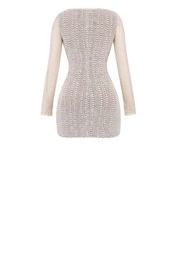 Natural Knit Lace Up Dress 37 Natural Knit Lace Up Dress -Traumhafte Kleider sb9226 03