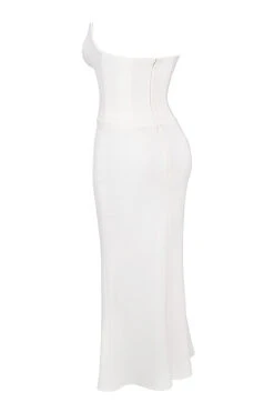 Ivory Strapless Corset Dress -Traumhafte Kleider sb9379a 02