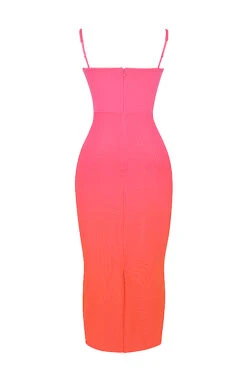 Ombre Flame Maxi Dress -Traumhafte Kleider sb9491 03