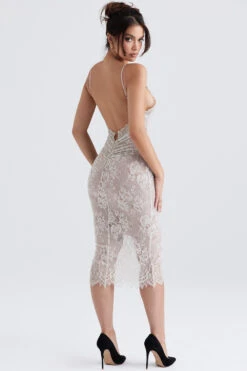 Antique Ivory Lace Midi Dress 23 Antique Ivory Lace Midi Dress -Traumhafte Kleider serelle 7