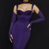 Grape Corset Midi Dress -Traumhafte Kleider talika 1a