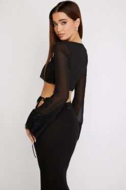 Black Cropped Cardigan -Traumhafte Kleider taramadeline 7