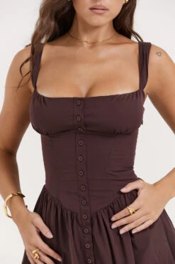 Rich Brown Midi Sundress 28 Rich Brown Midi Sundress -Traumhafte Kleider tatiana 8