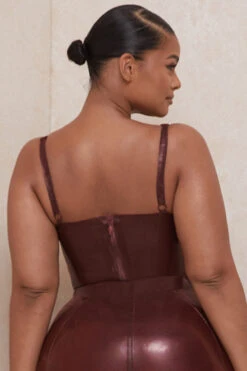 Raisin Latex Bustier Bodysuit -Traumhafte Kleider tialia 11a