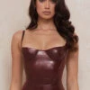Raisin Latex Bustier Bodysuit 2 Raisin Latex Bustier Bodysuit -Traumhafte Kleider tialia 3a