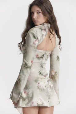 Vintage Floral Draped Corset Dress -Traumhafte Kleider toira 10