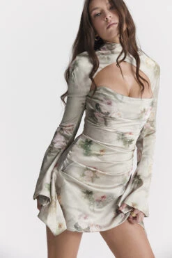 Vintage Floral Draped Corset Dress -Traumhafte Kleider toira 6