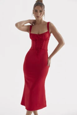 Red Rose Corset Dress