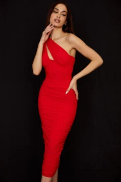 Scarlet Asymmetric Cutout Midi Dress 19 Scarlet Asymmetric Cutout Midi Dress -Traumhafte Kleider valentina 4 1
