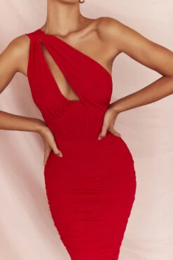 Scarlet Asymmetric Cutout Midi Dress 22 Scarlet Asymmetric Cutout Midi Dress -Traumhafte Kleider valentina r33