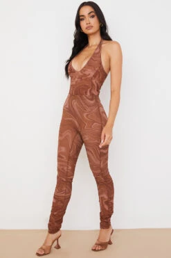 Swirl Mesh Leggings -Traumhafte Kleider violet 5