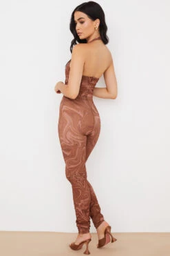 Swirl Mesh Leggings -Traumhafte Kleider violet 6